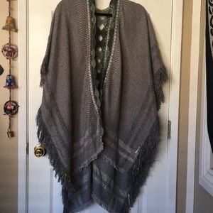 Soft Grey Anthropologie Wrap